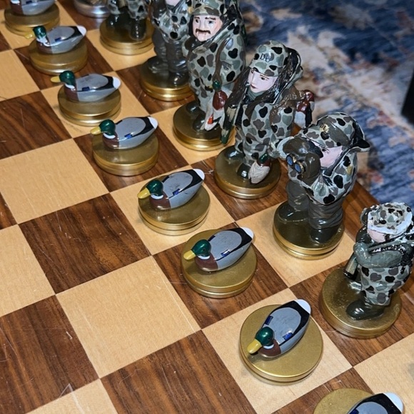 Ducks Unlimited Chess Set Waterfowl Hunters 2005/2006 Rare Vintage Collectors - Picture 2 of 8
